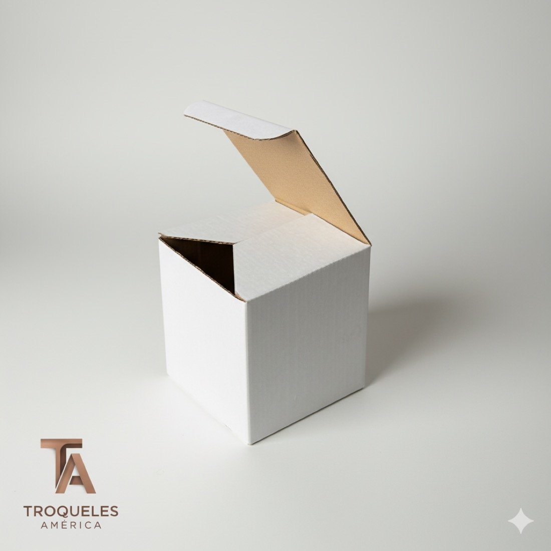 Caja de cartón troquelada autoarmable Empaques Tecnipack